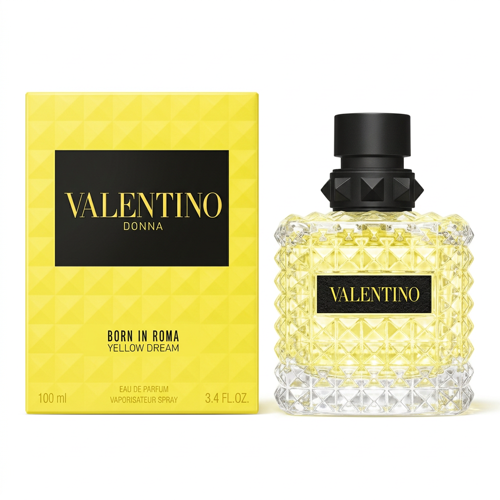 Mist Valentino Donna Yellow Dream frasco amarillo