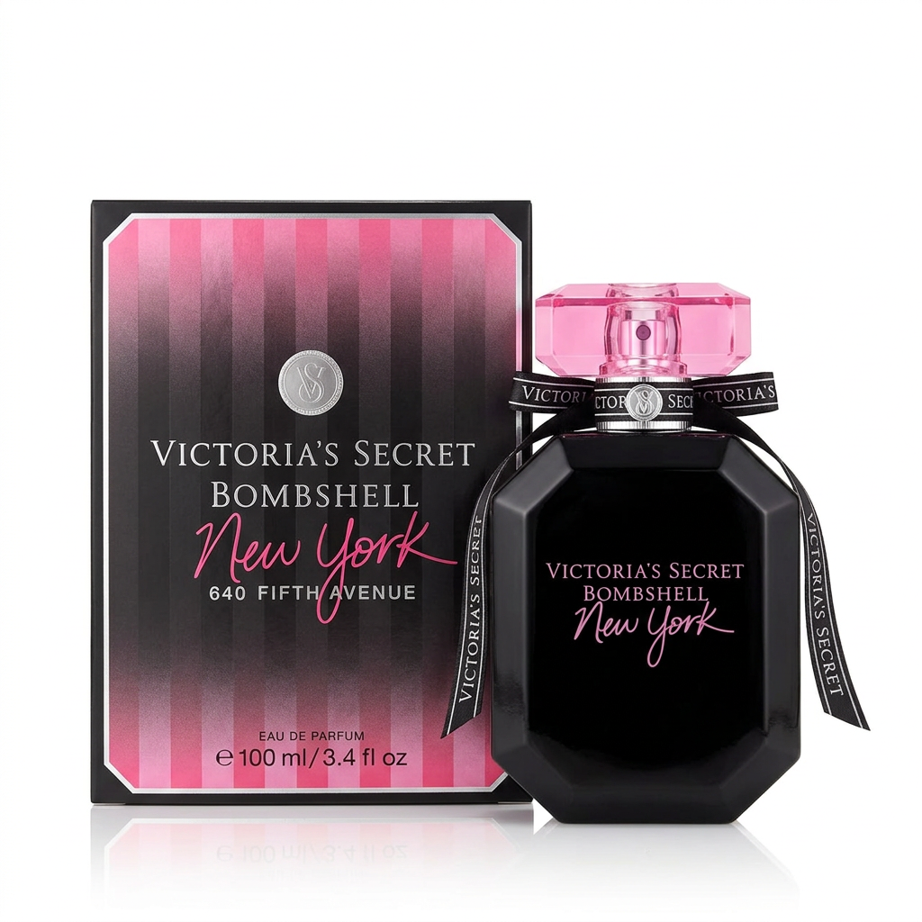 Mist Bombshell New York frasco negro rosa